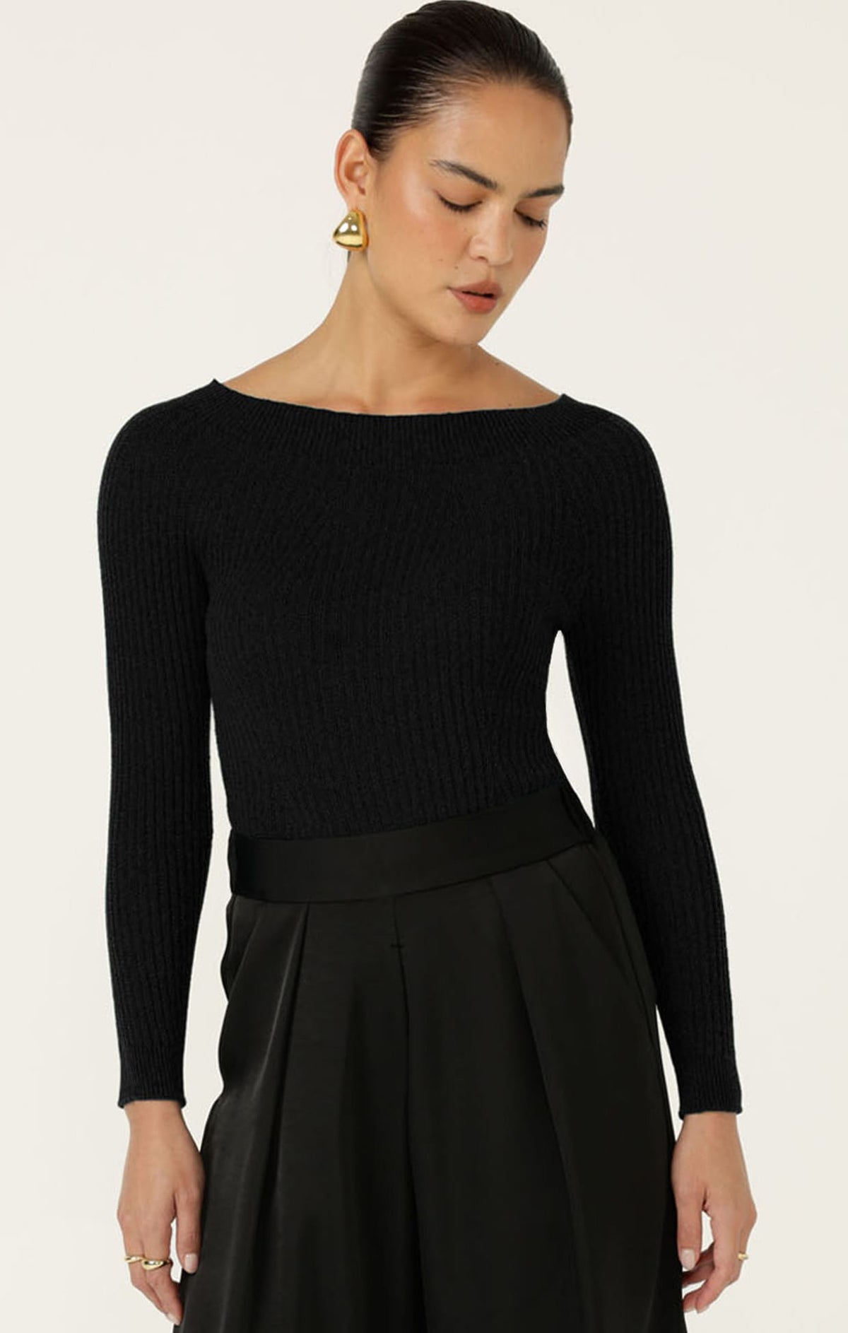 Claire Knit In Black by Sacha Drake