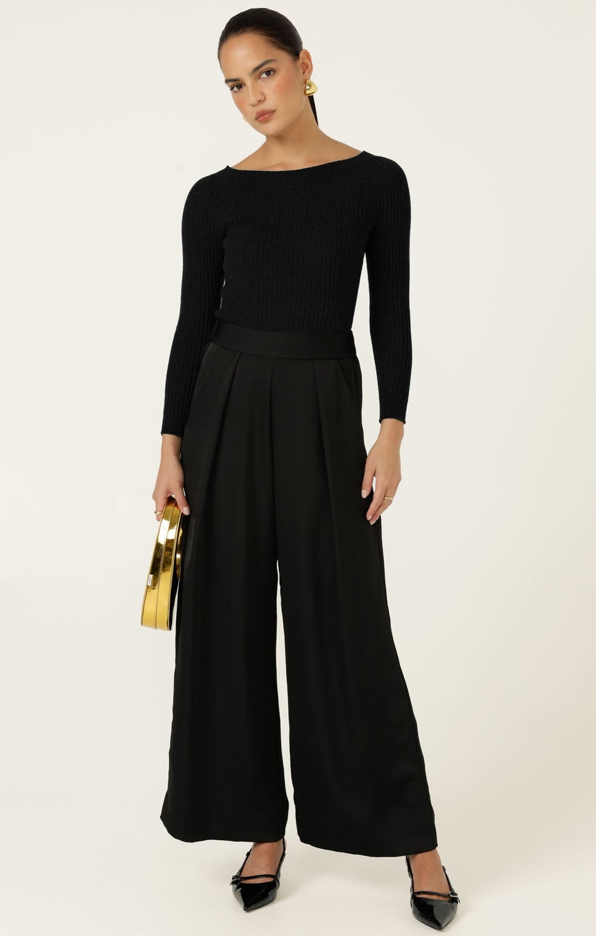 Claire Knit In Black by Sacha Drake - image 2