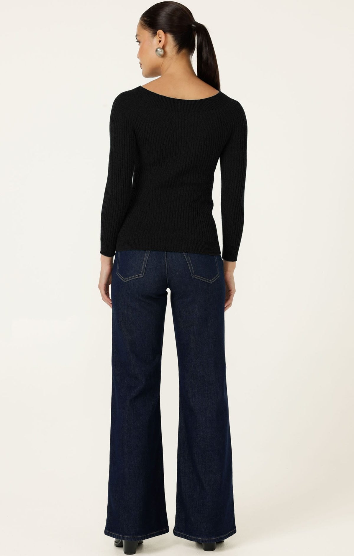Claire Knit In Black by Sacha Drake - image 9