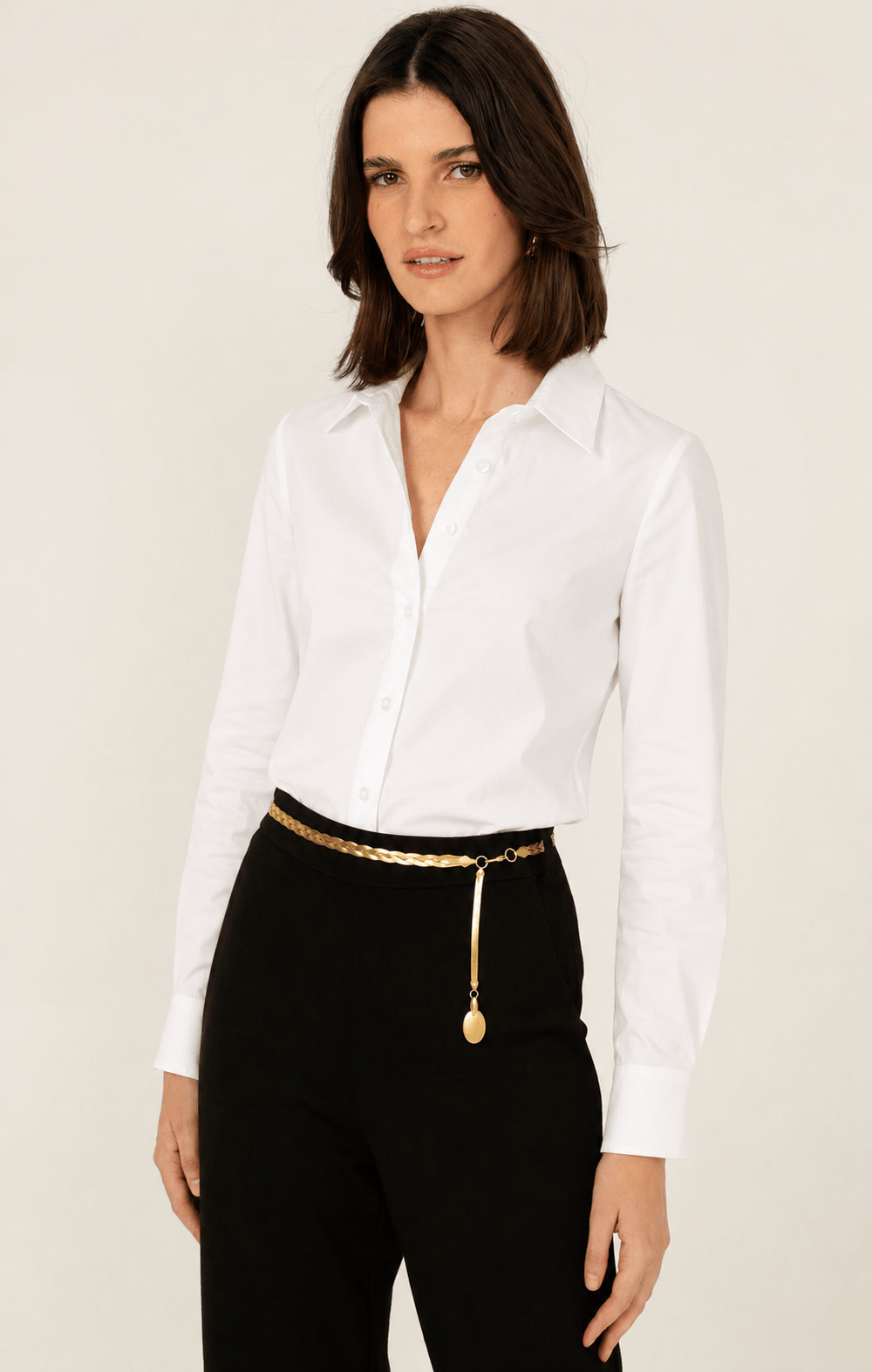 Classic Shirt In White by Sacha Drake - image 10
