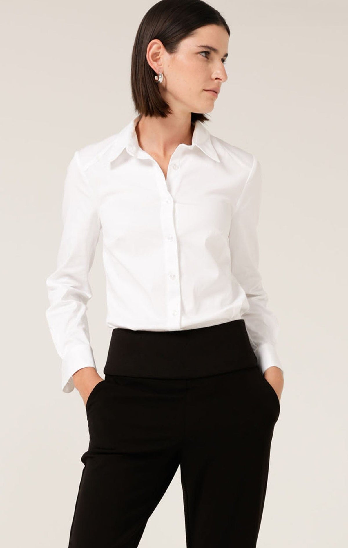 Classic Shirt In White by Sacha Drake - image 6