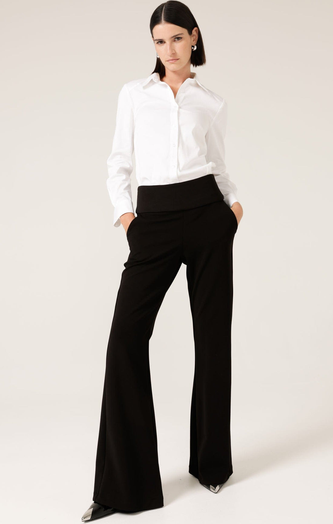 Classic Shirt In White by Sacha Drake
