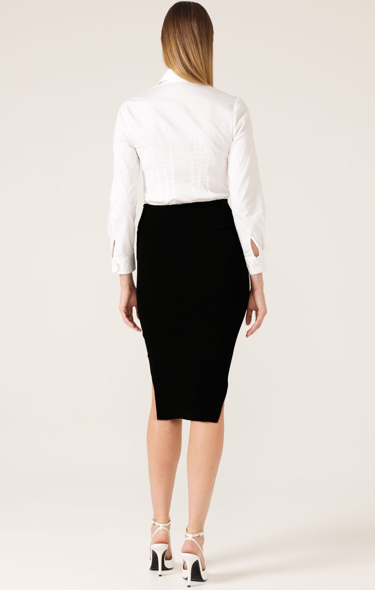 Pencil Skirt In Black by Sacha Drake - image 9