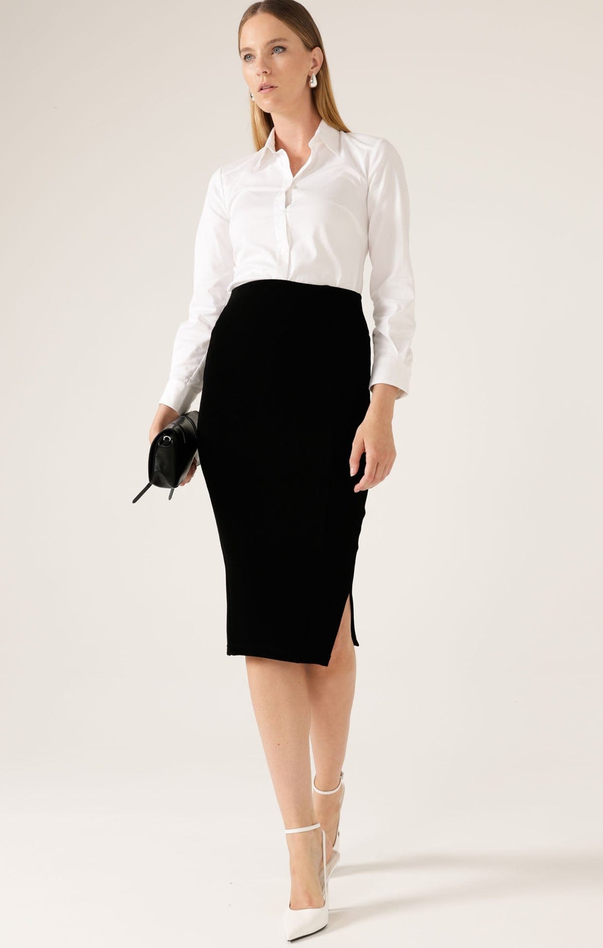 Pencil Skirt In Black by Sacha Drake - image 3