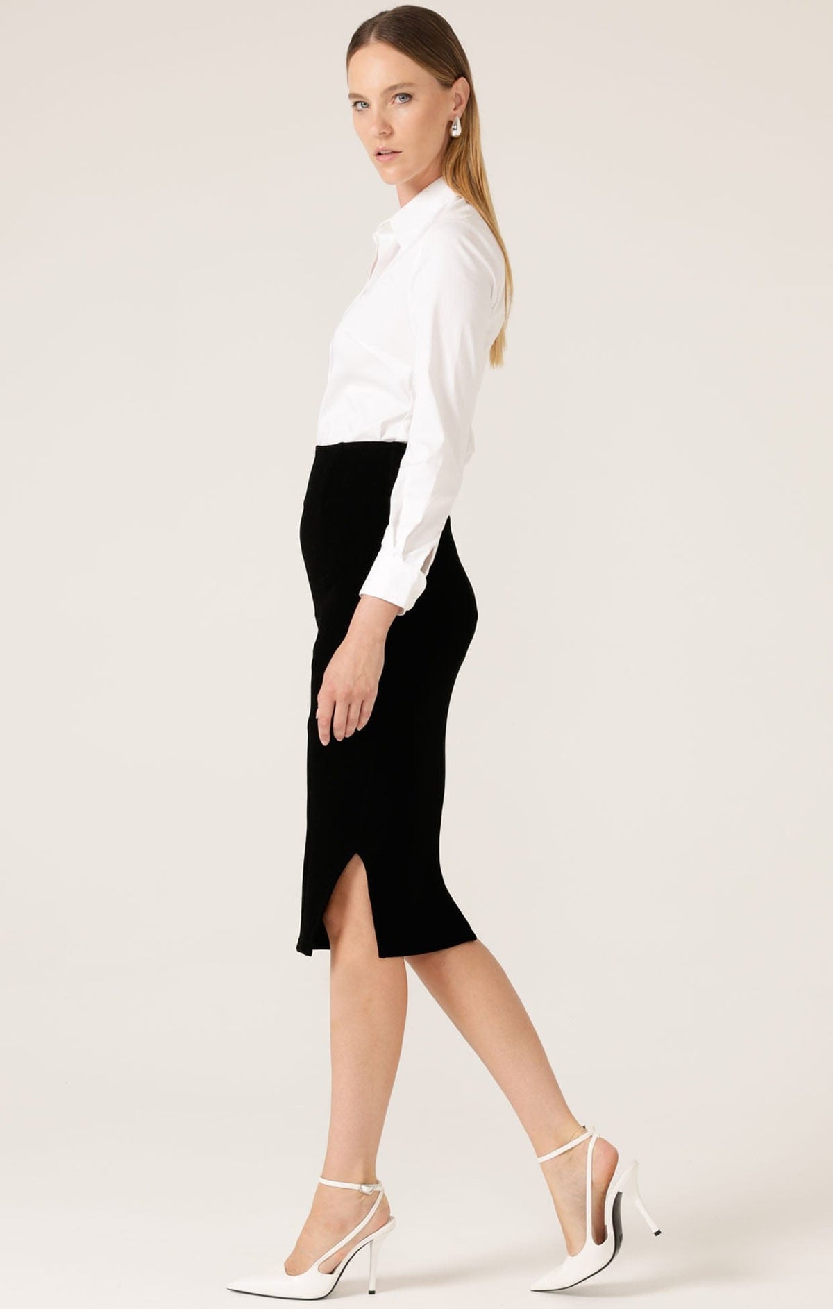 Pencil Skirt In Black by Sacha Drake - image 8