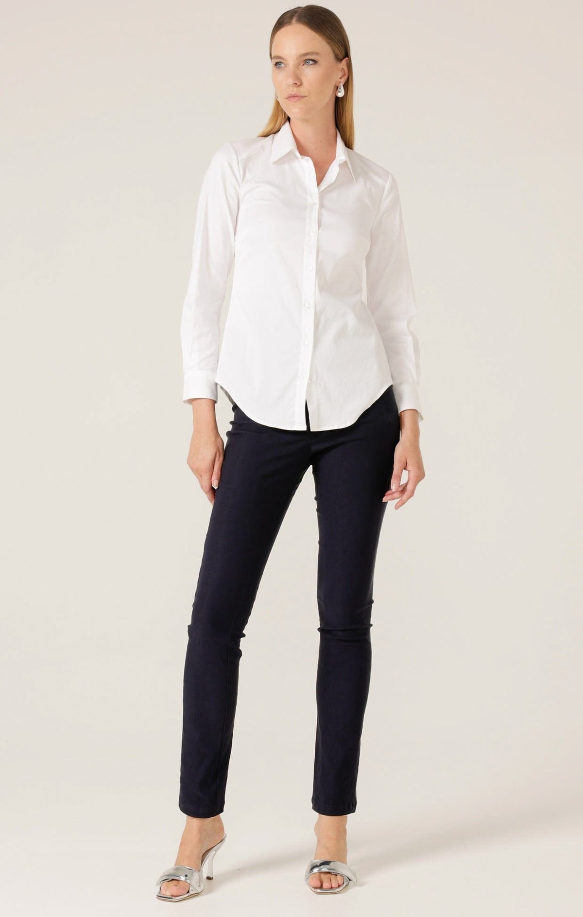 Skinny Pant In Navy by Sacha Drake