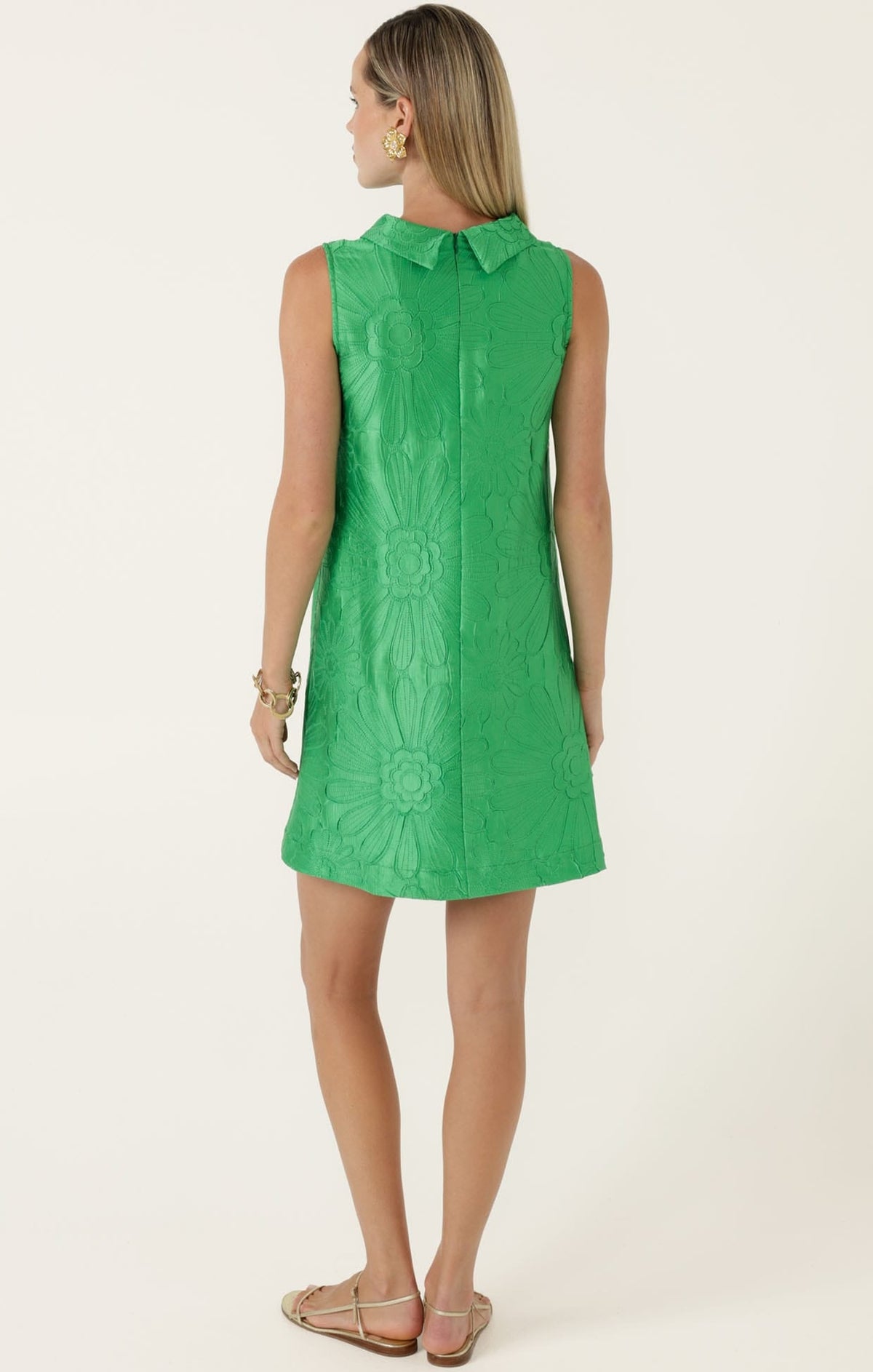 Daisy Shift Dress  In Green by Sacha Drake - image 7