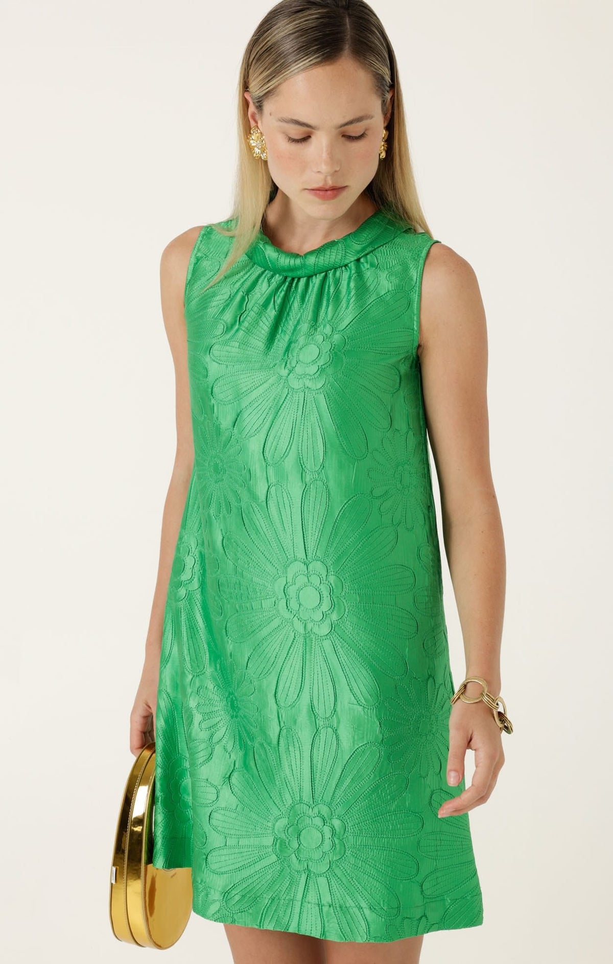 Daisy Shift Dress  In Green by Sacha Drake - image 2