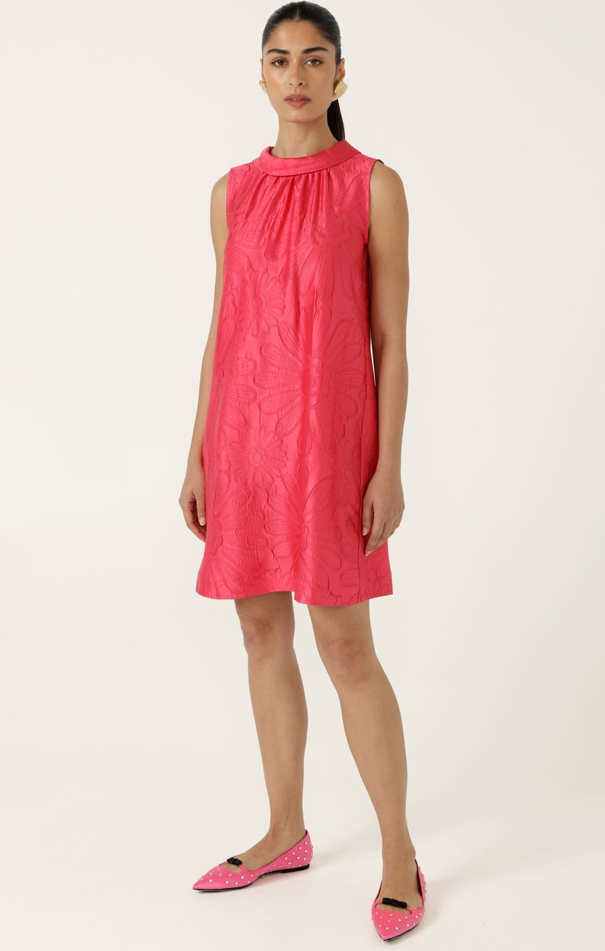 Daisy Shift Dress In Pink by Sacha Drake - image 3