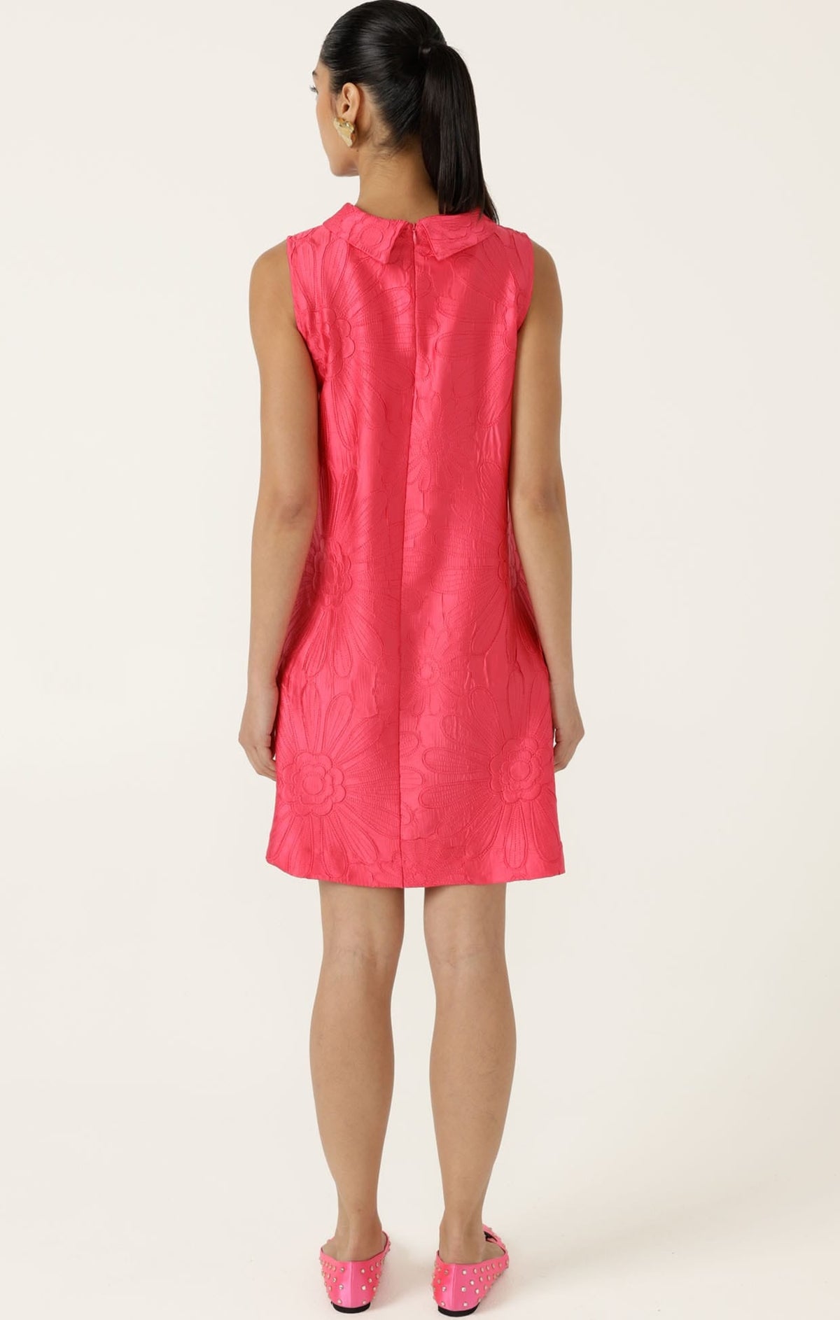Daisy Shift Dress In Pink by Sacha Drake - image 7