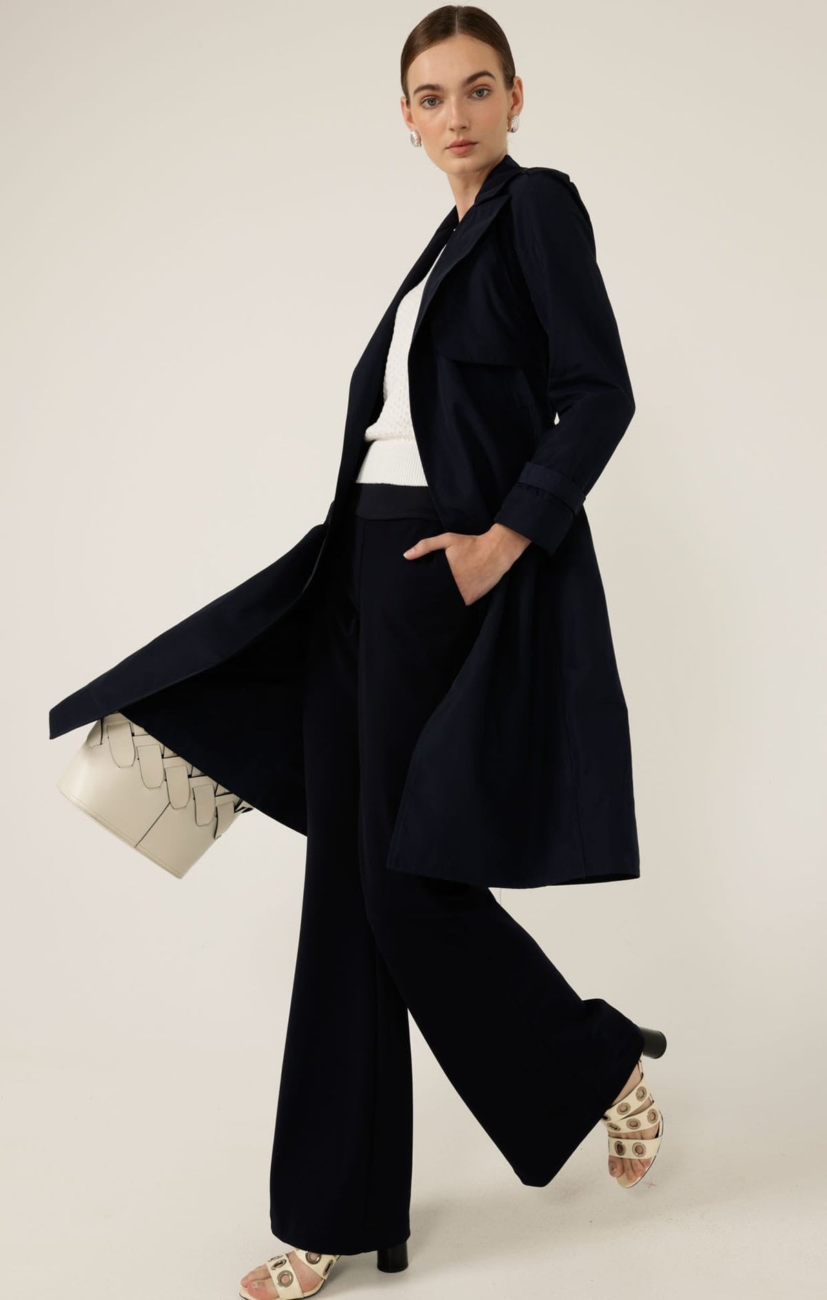 Classic Trouser In Navy by Sacha Drake - image 2