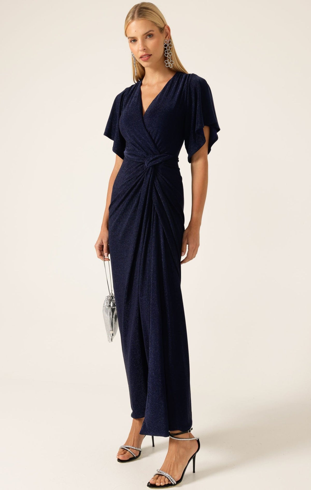 The Emporium Maxi Dress In Navy by Sacha Drake