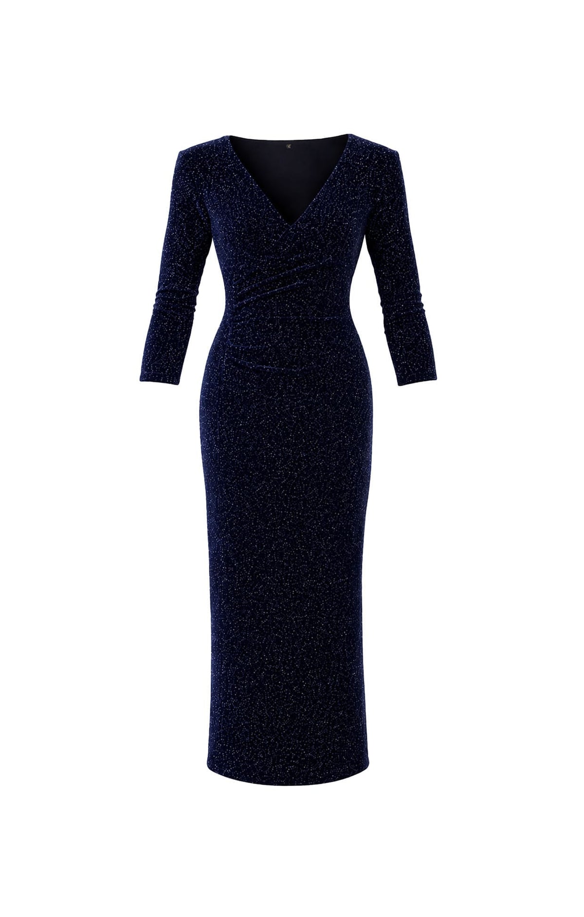 Lenora Midi Dress In Midnight by Sacha Drake - image 10