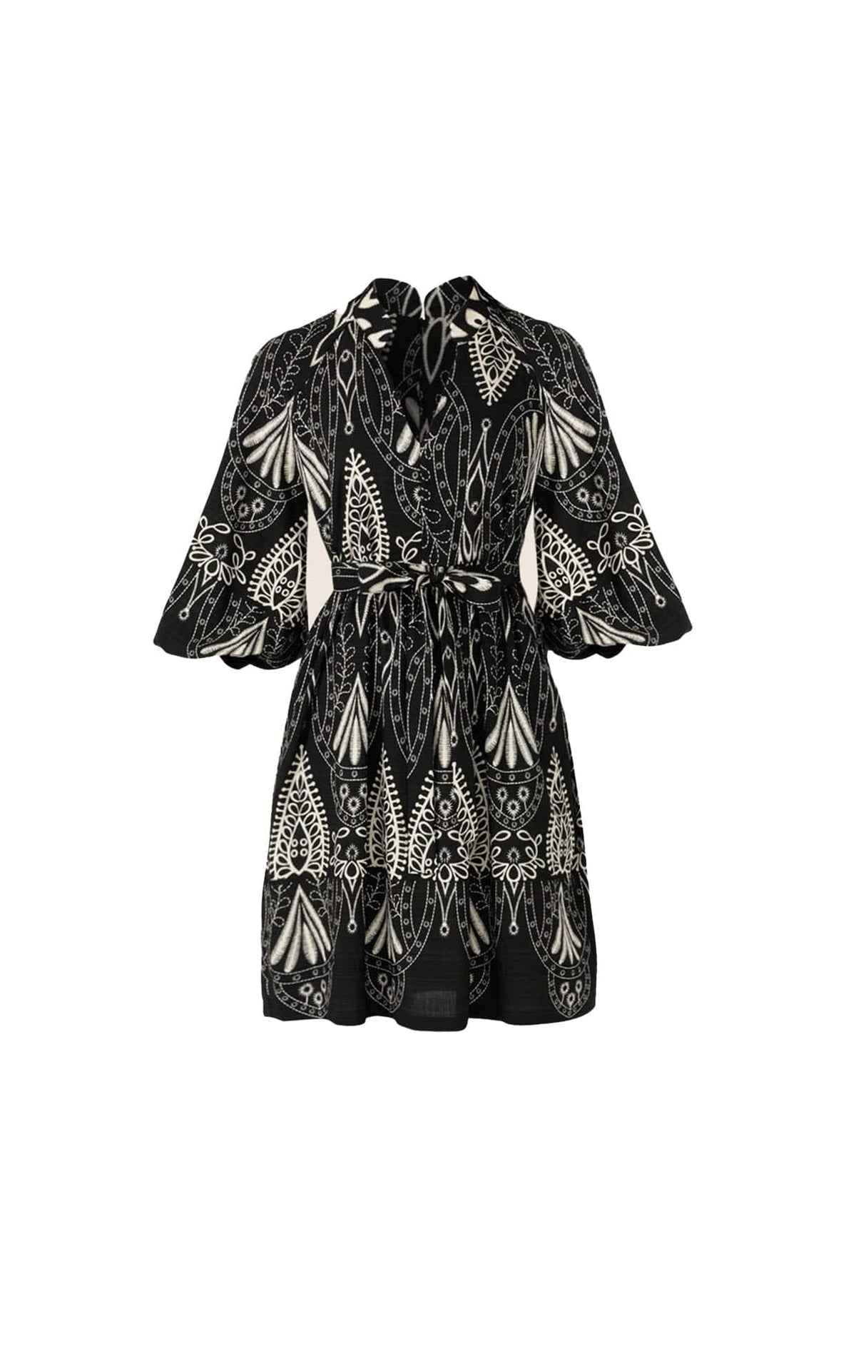 Kirra Shift Dress In Black Cream by Sacha Drake - image 9