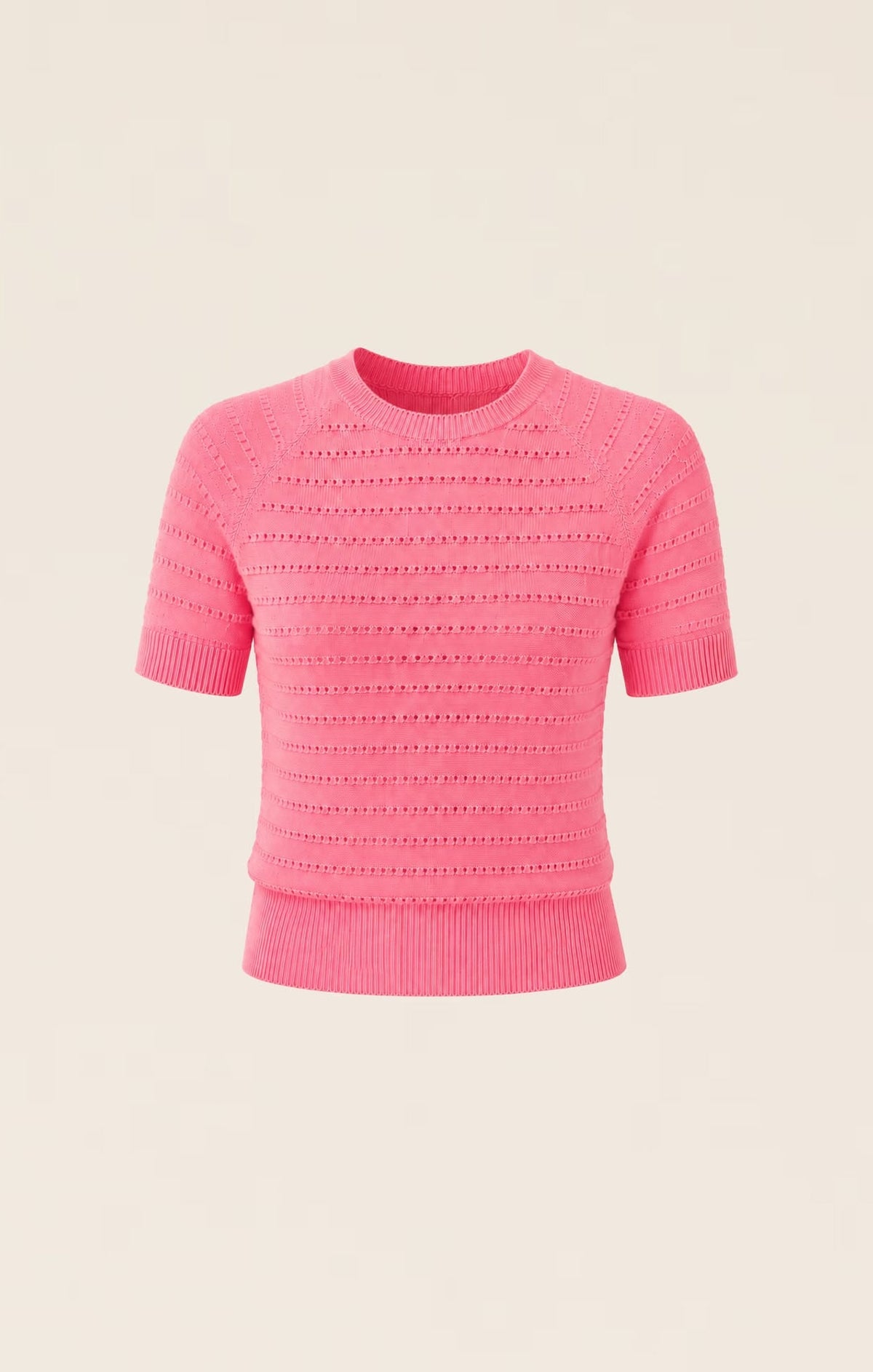 Eyelet Knit Top In Melon by Sacha Drake - image 9