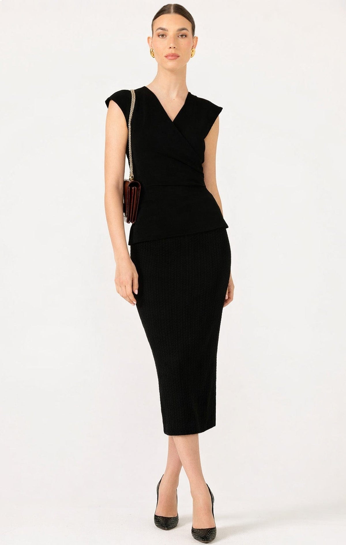 Pencil Skirt In Black by Sacha Drake - image 2