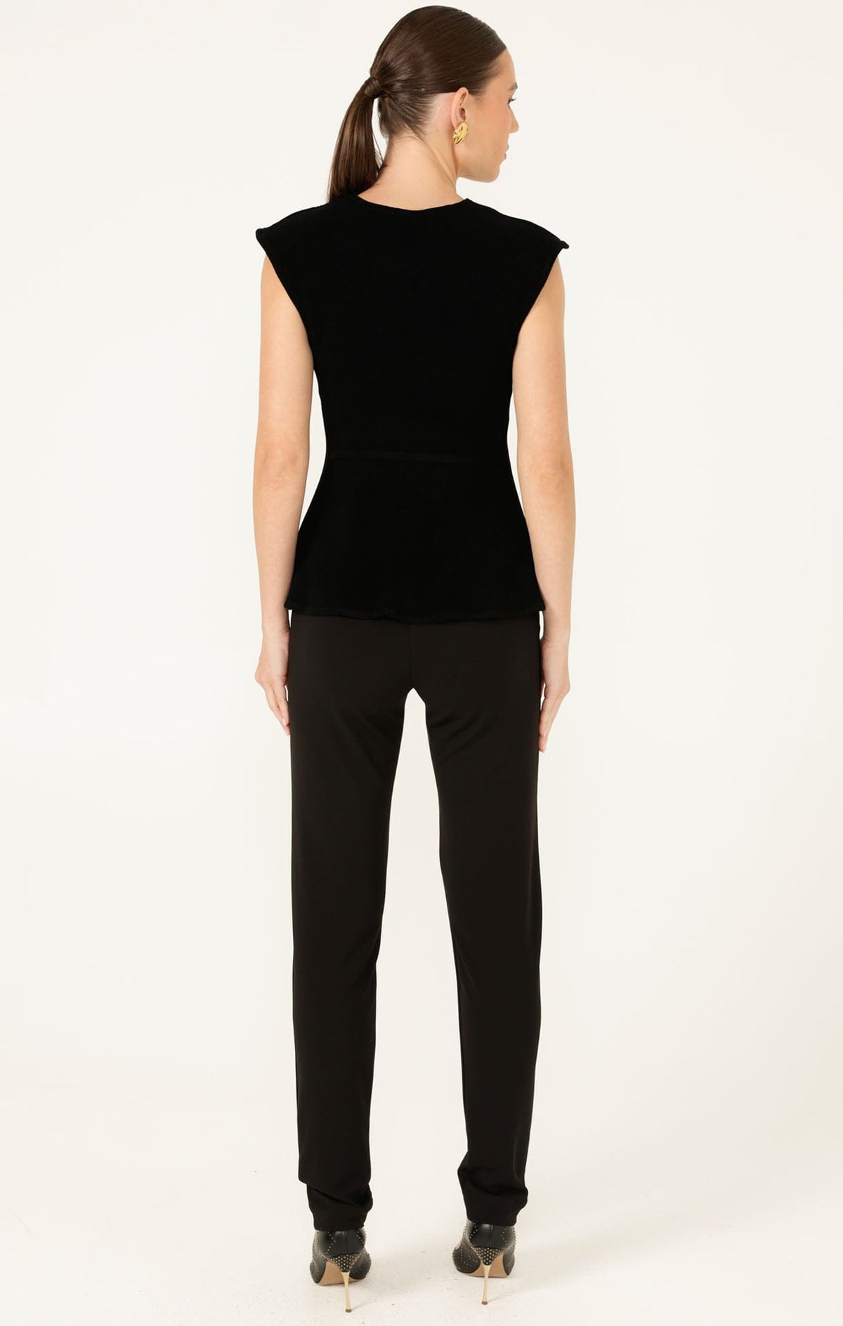 Faux Wrap Peplum Top by Sacha Drake - image 8