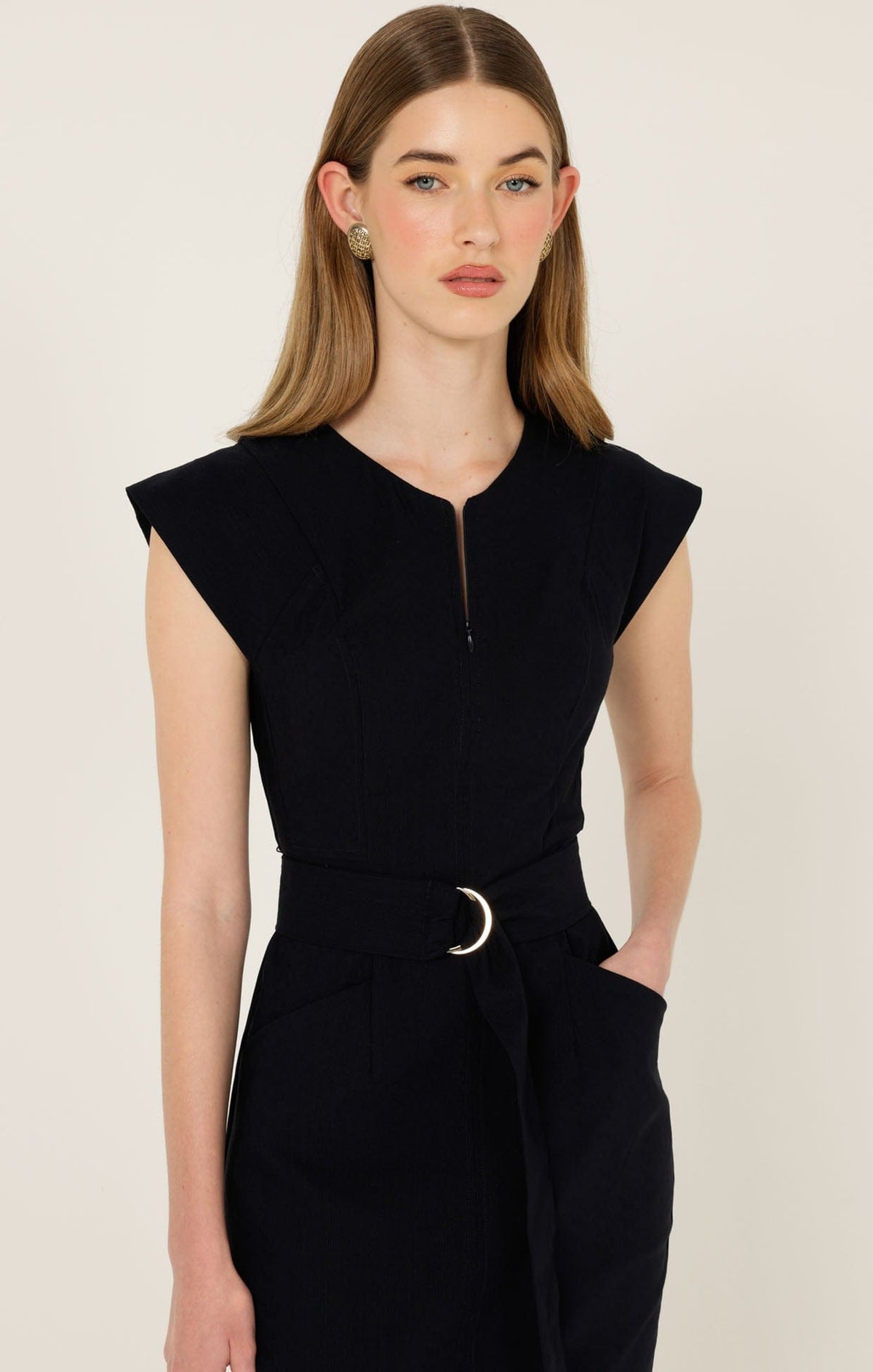 Zip Front Fitted Dress by Sacha Drake - image 6