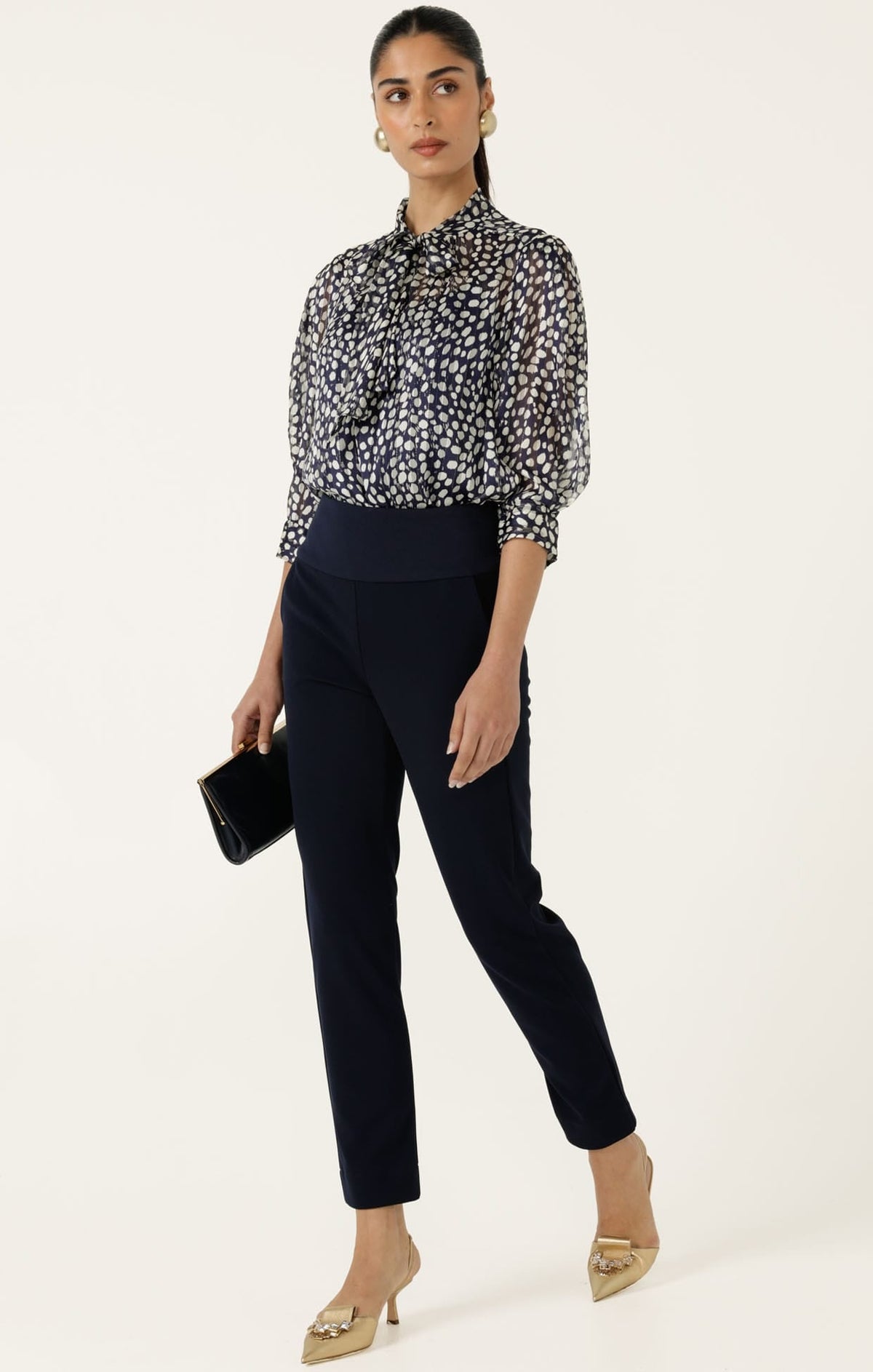 Gabrielle Blouse In Navy by Sacha Drake - image 6