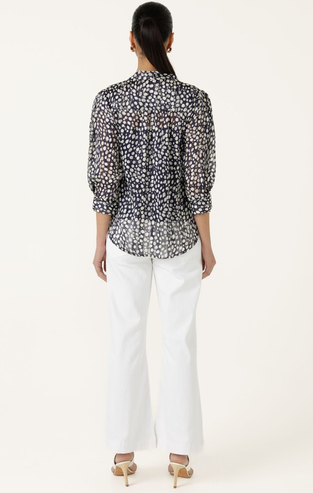 Gabrielle Blouse In Navy by Sacha Drake - image 8