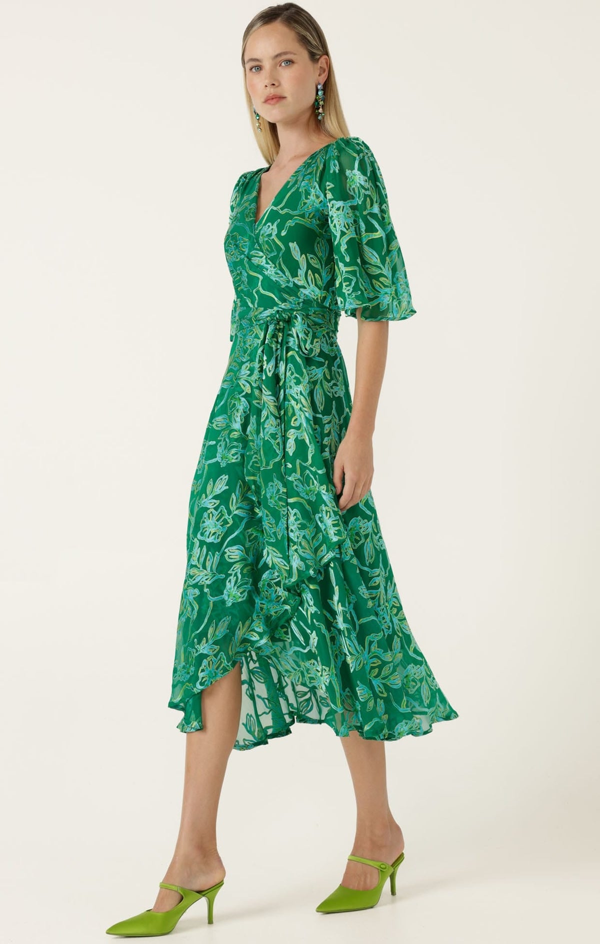 Garden Maze Wrap Dress by Sacha Drake - image 7