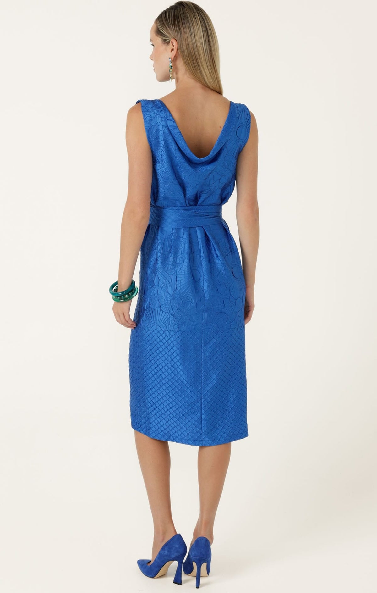 Gentian Dress In Blue by Sacha Drake - image 8