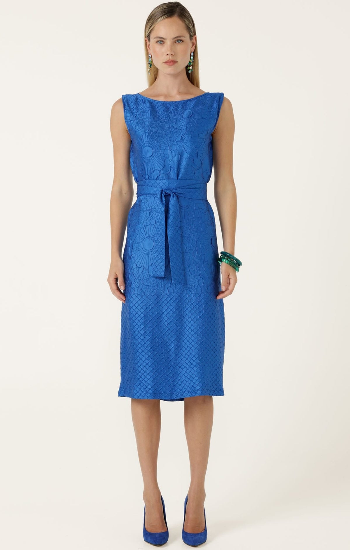 Gentian Dress In Blue by Sacha Drake - image 2