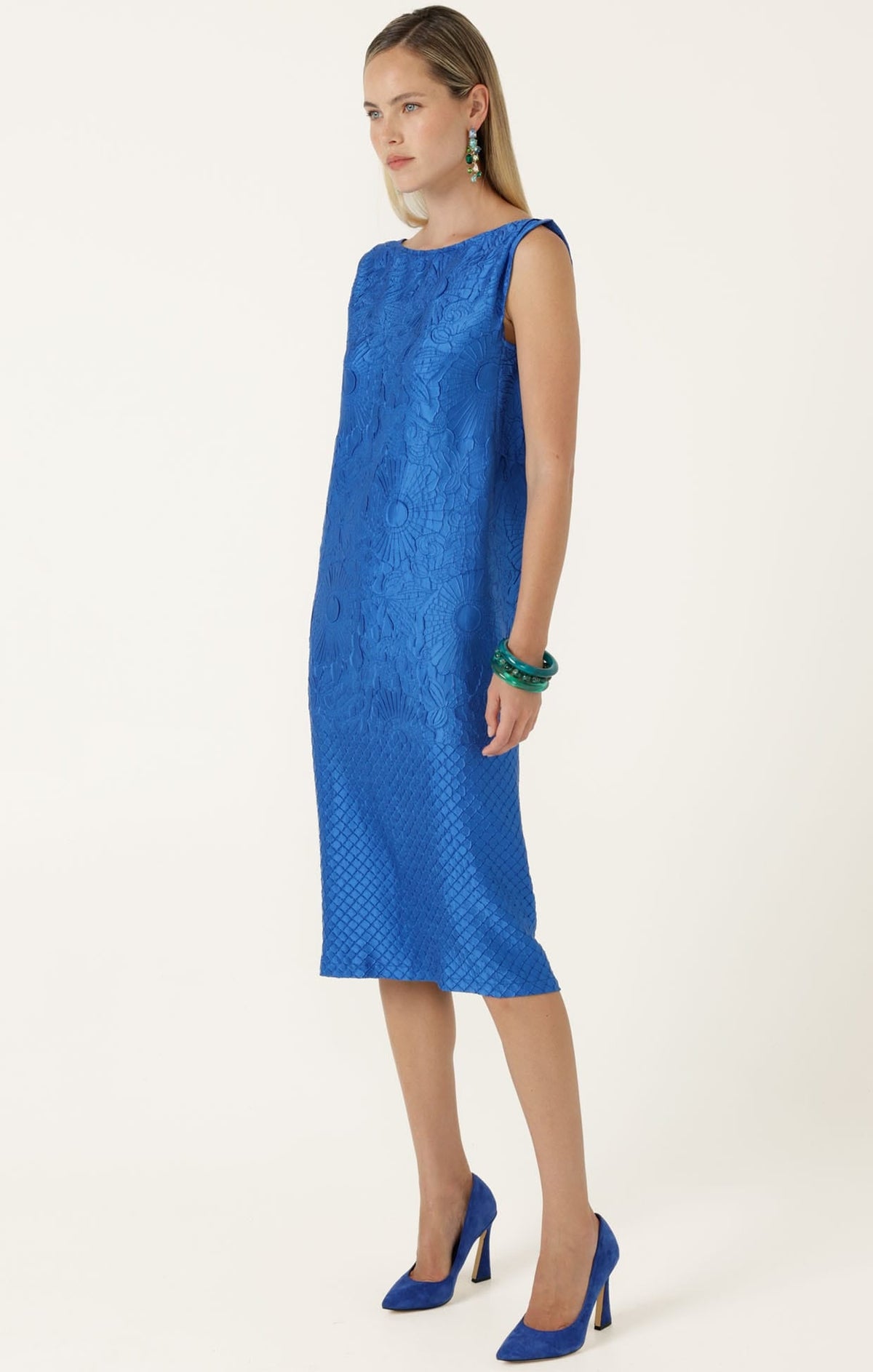Gentian Dress In Blue by Sacha Drake - image 5