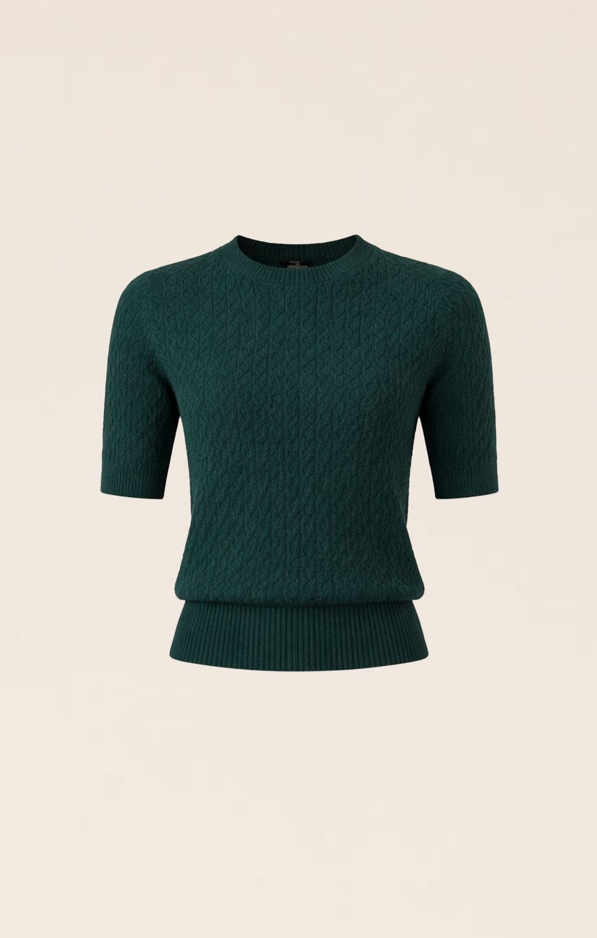 Short Sleeve Grove Knit Top In Forest by Sacha Drake - image 8