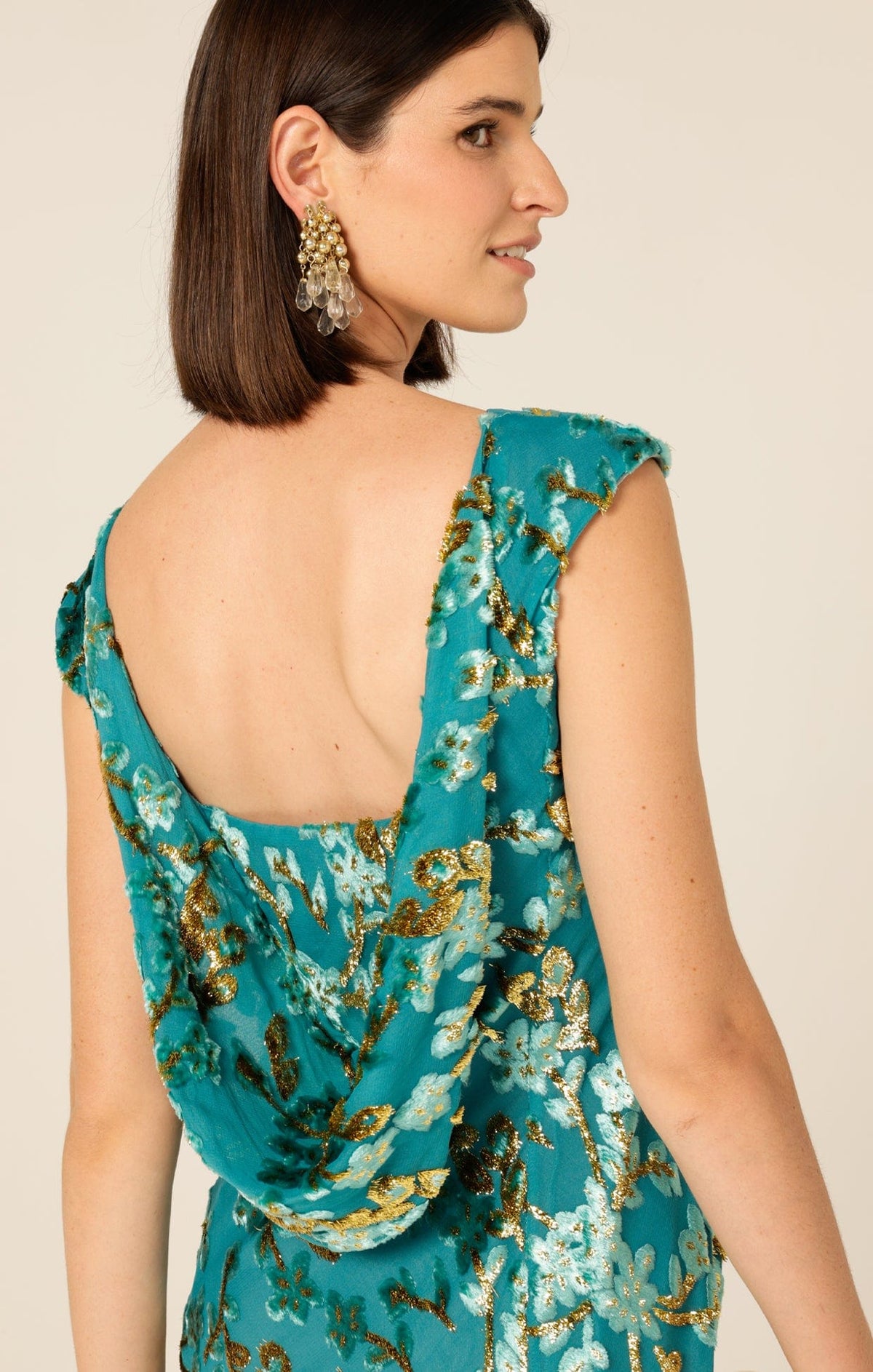 Heavenly Heights Maxi Dress In Turquoise by Sacha Drake - image 9