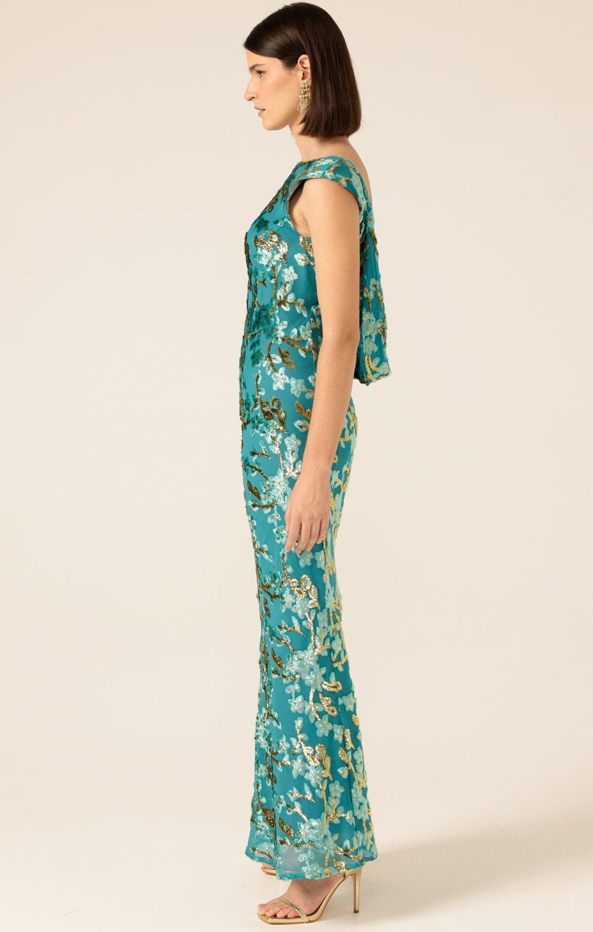 Heavenly Heights Maxi Dress In Turquoise by Sacha Drake - image 7