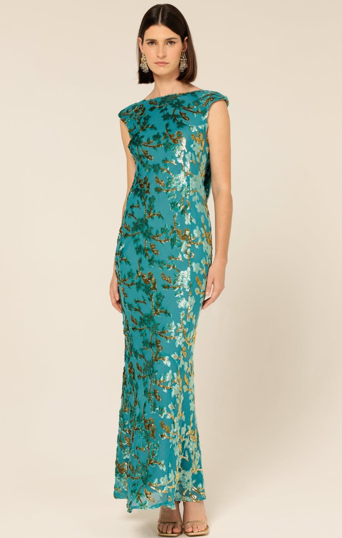 Heavenly Heights Maxi Dress In Turquoise by Sacha Drake - image 6