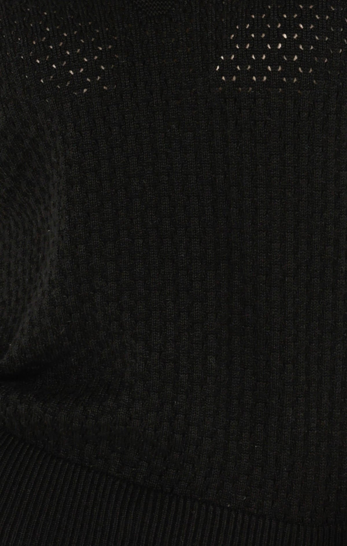 Henley Knit Top In Black by Sacha Drake - image 9