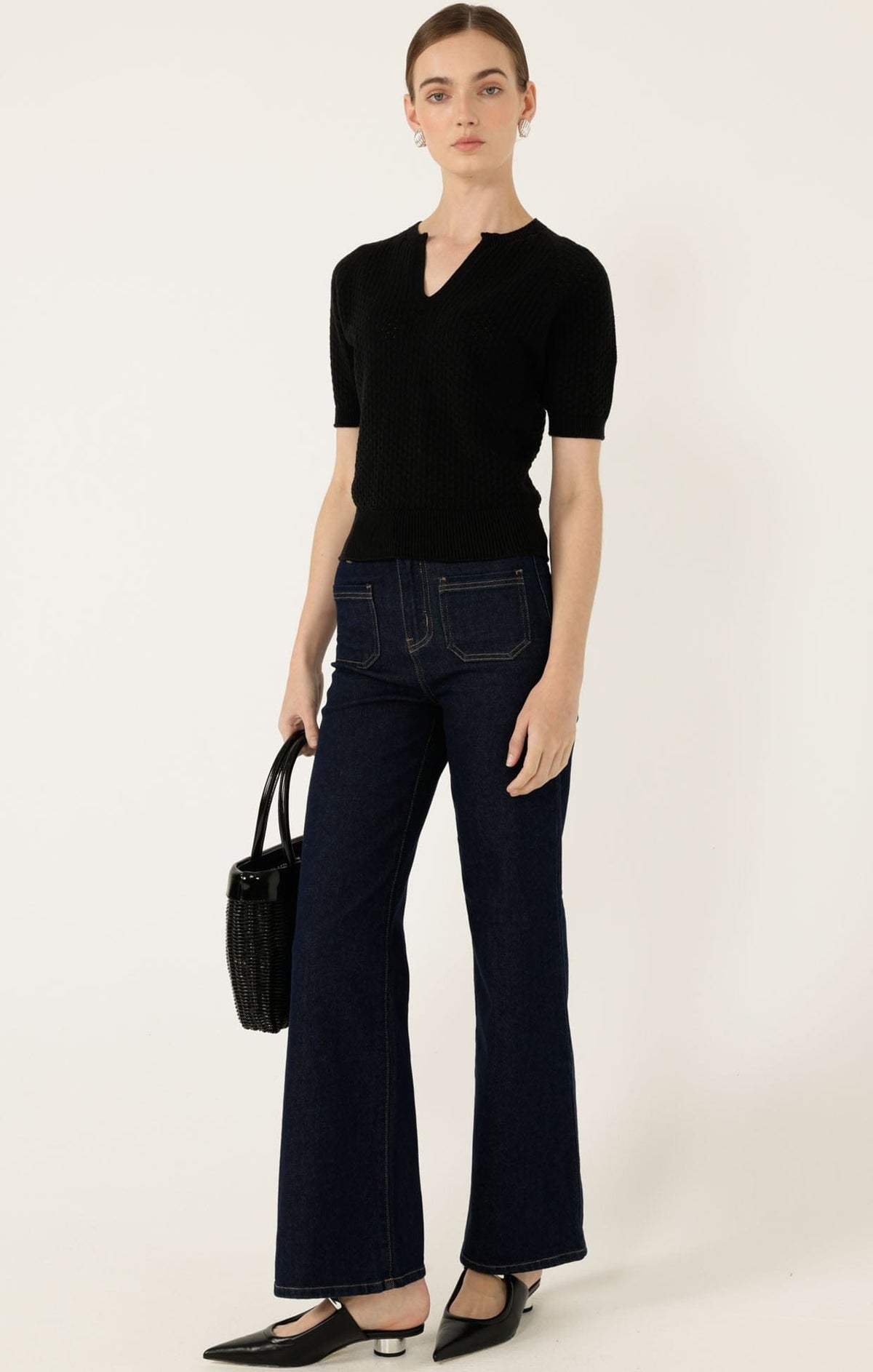 Harper Wide Leg Jean In Indigo by Sacha Drake - image 2