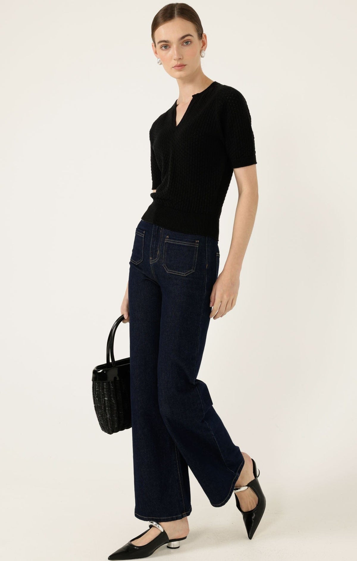 Harper Wide Leg Jean In Indigo by Sacha Drake - image 4