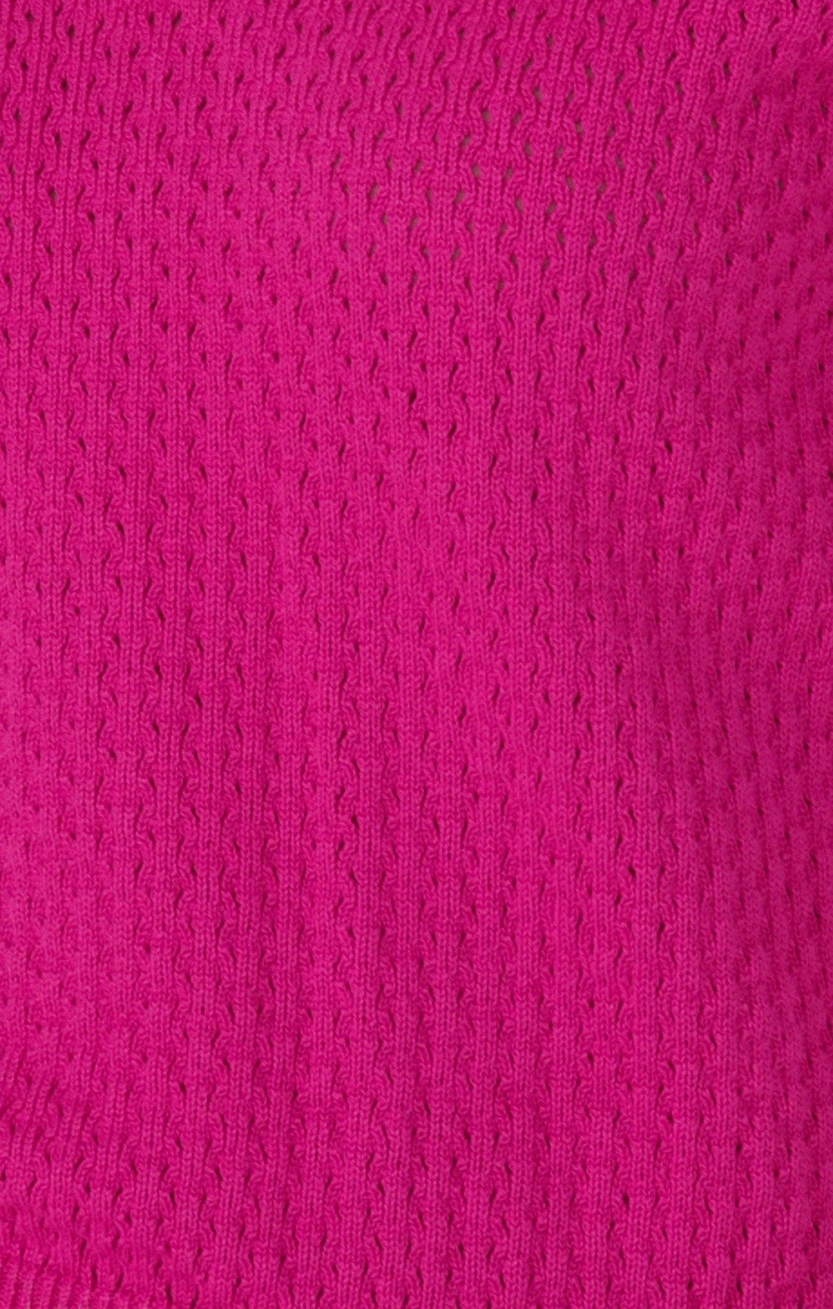 Henley Knit Top In Fuchsia by Sacha Drake - image 9