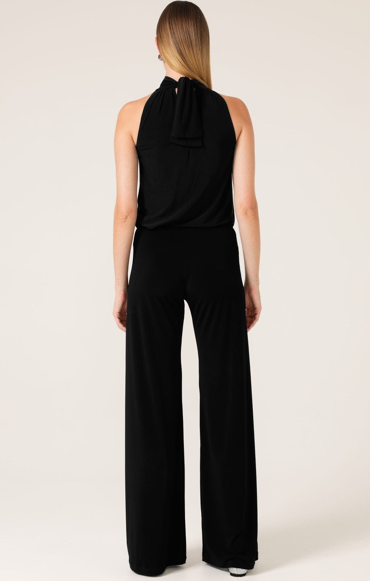 High Neck Tie Top In Black by Sacha Drake - image 10