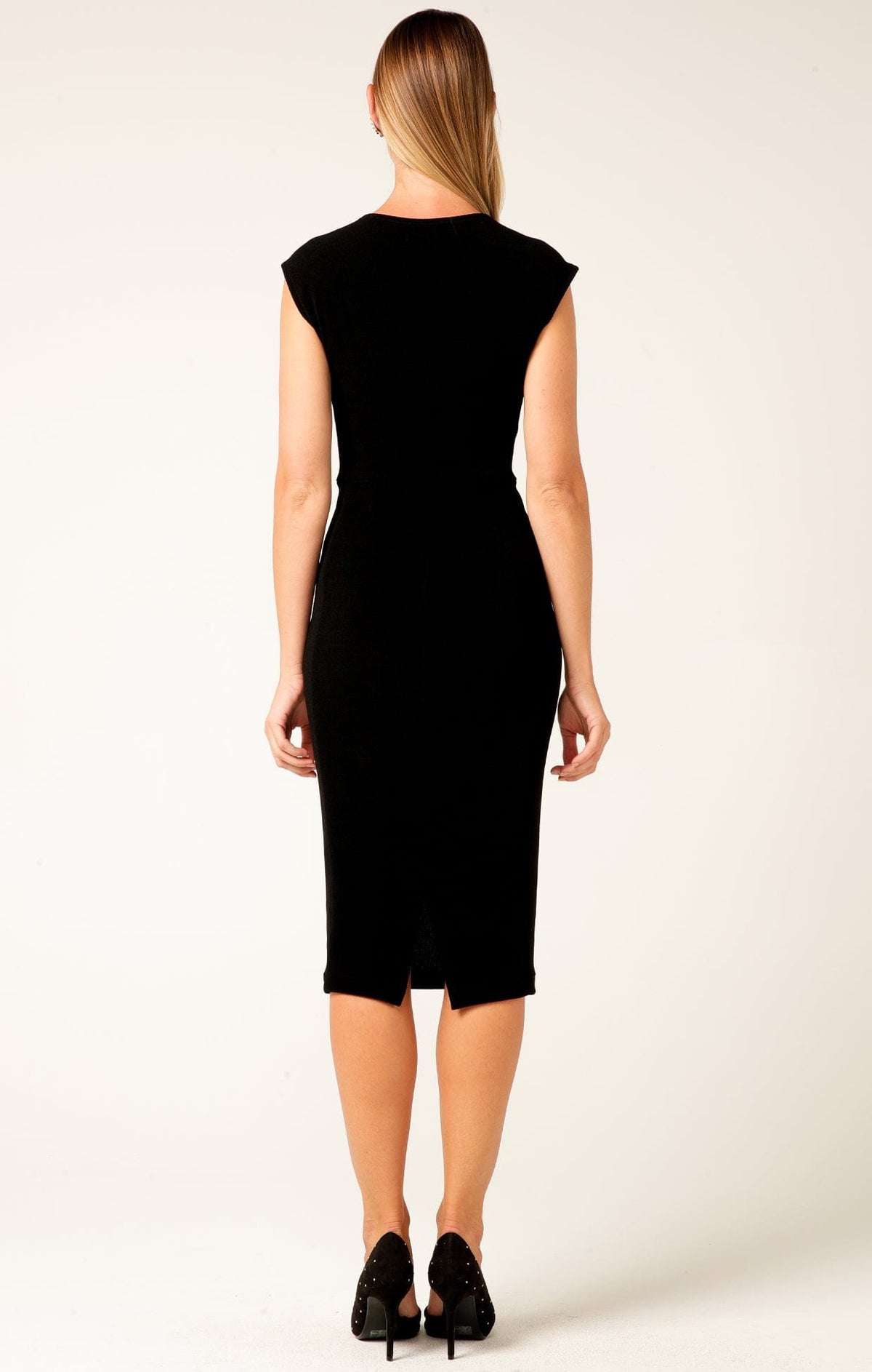 Iris Cap Sleeve Dress In Black by Sacha Drake - image 9