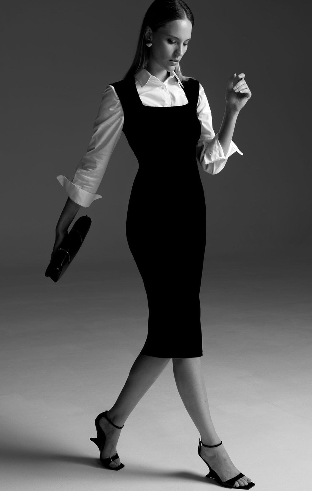 Iris Cap Sleeve Dress In Black by Sacha Drake - image 7