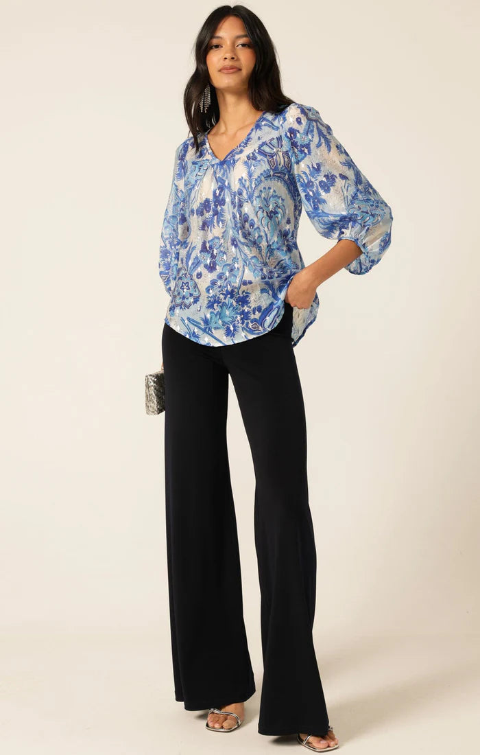 Cotton blouse metallic detail women Australia
