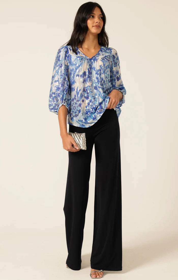 Metallic detail blouse Kassiopi women Australia
