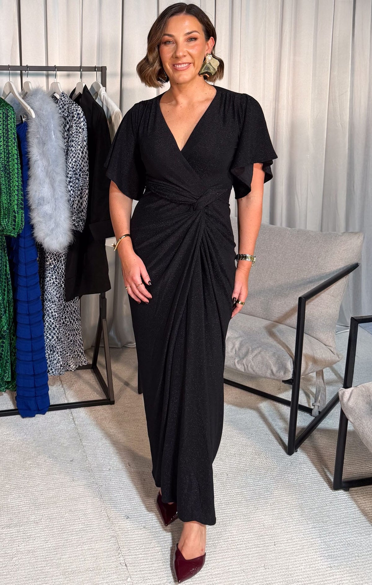The Emporium Maxi Dress In Black by Sacha Drake - image 6
