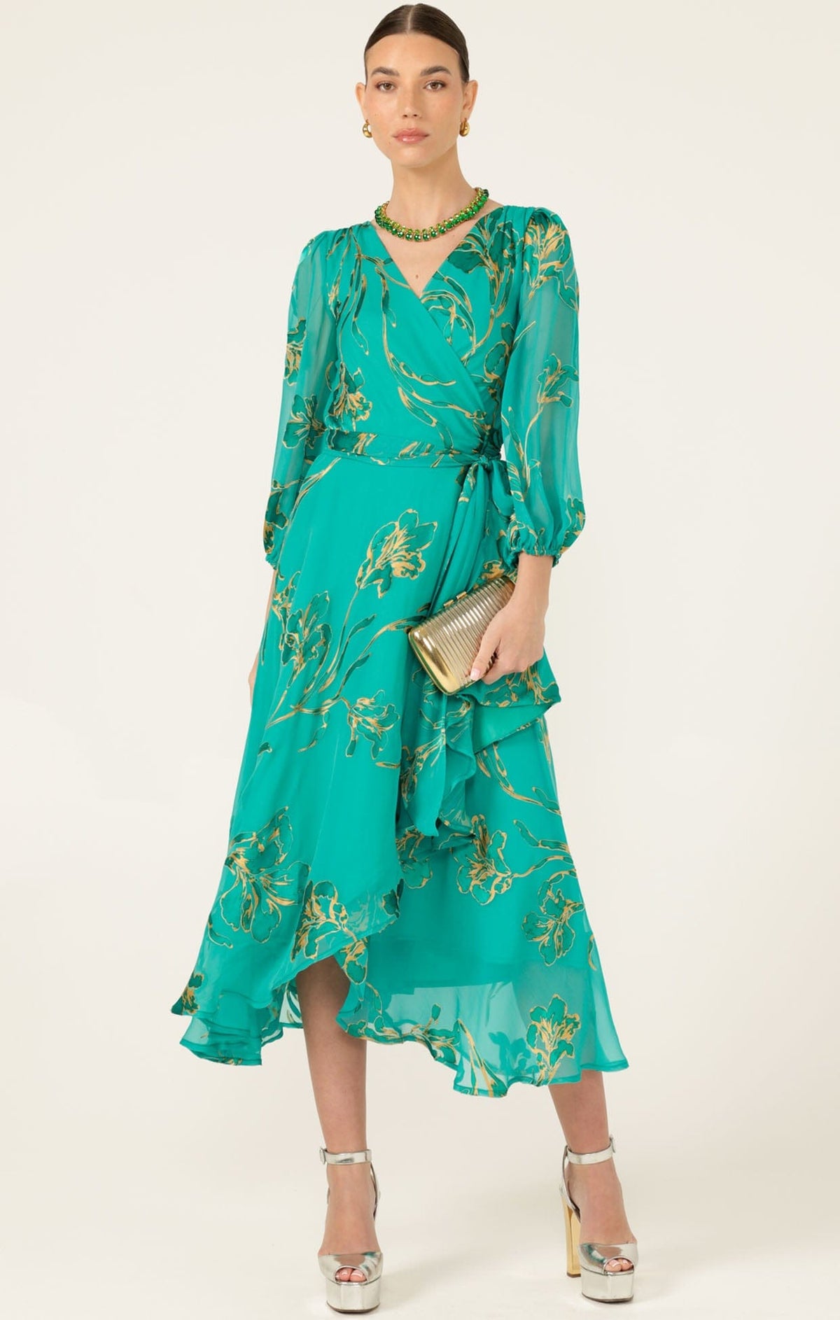 Lorelei Wrap Midi Dress by Sacha Drake - image 5