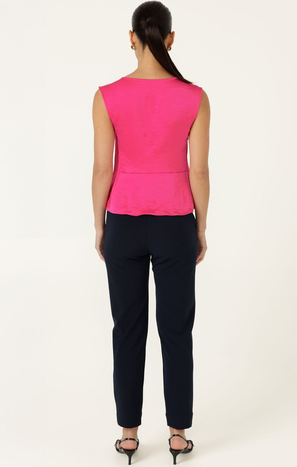 Luxe Cowl Bias Top In Pink by Sacha Drake - image 10