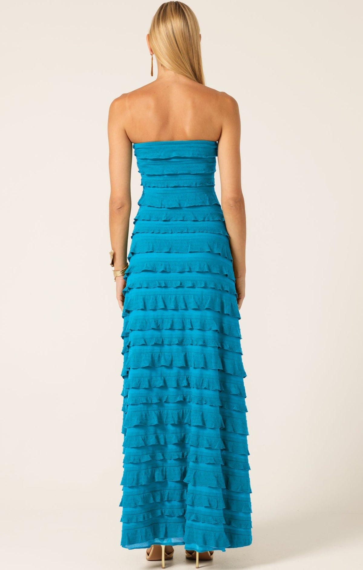 Maddison Dress In Aqua Blue by Sacha Drake - image 10