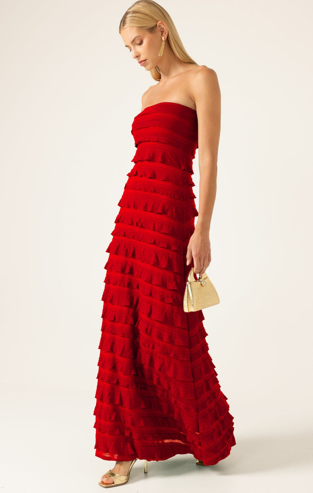 Maddison Dress In Cherry by Sacha Drake