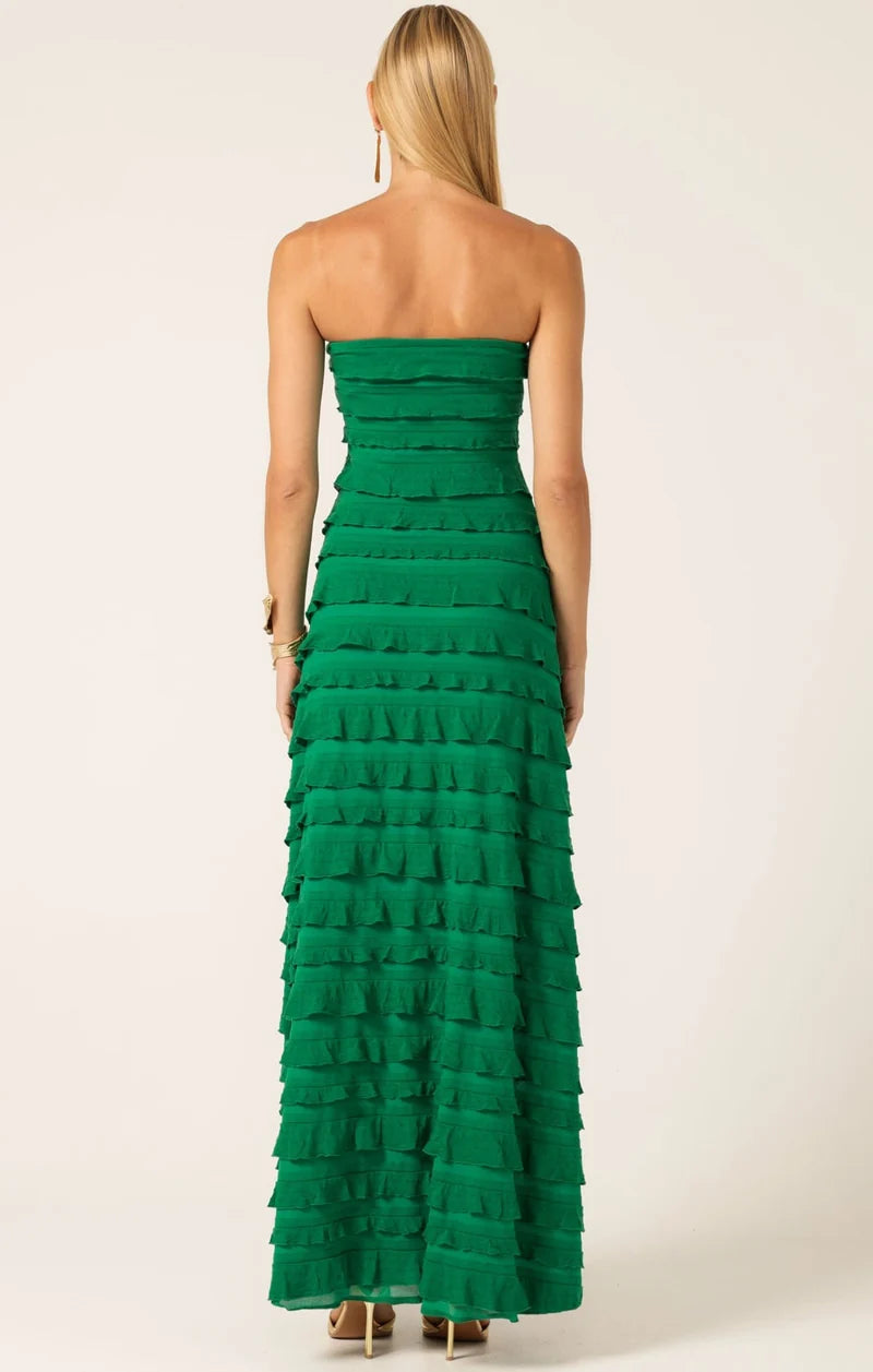Maddison Maxi Dress in Emerald | Elegant Green Maxi Dress Australia