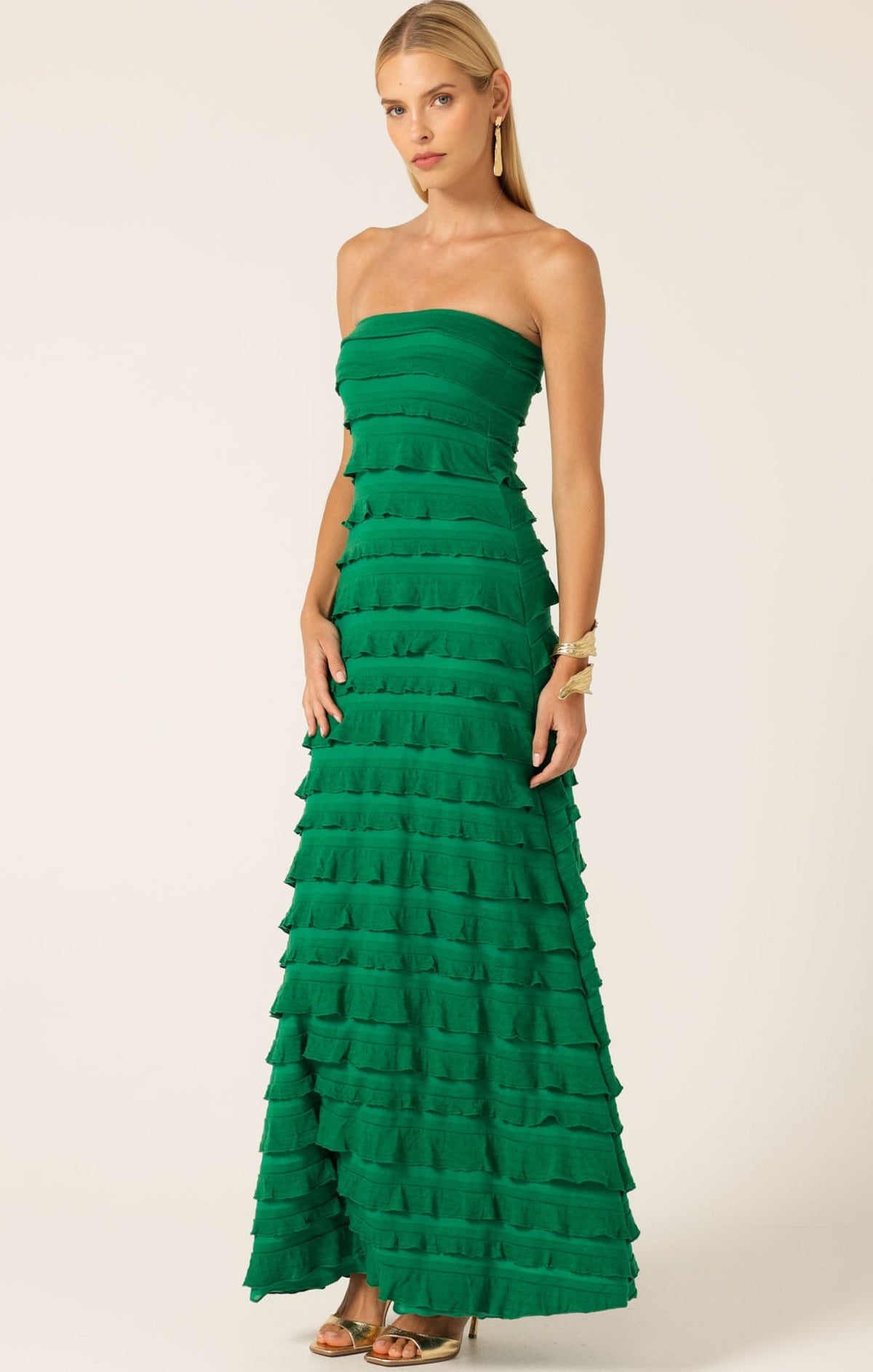 Maddison Maxi Dress In Emerald by Sacha Drake - image 6