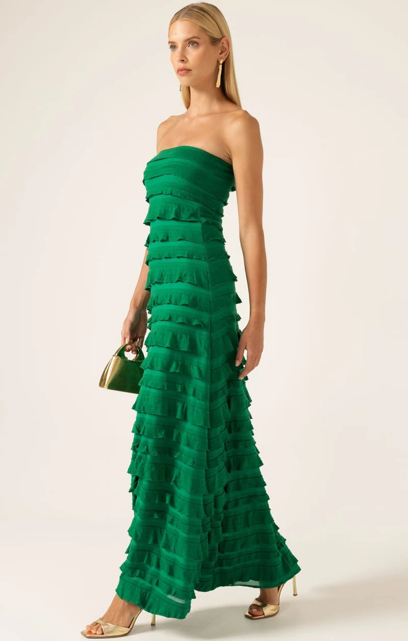 Maddison Maxi Dress in Emerald