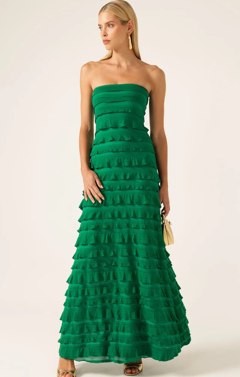 Maddison Maxi Dress in Emerald